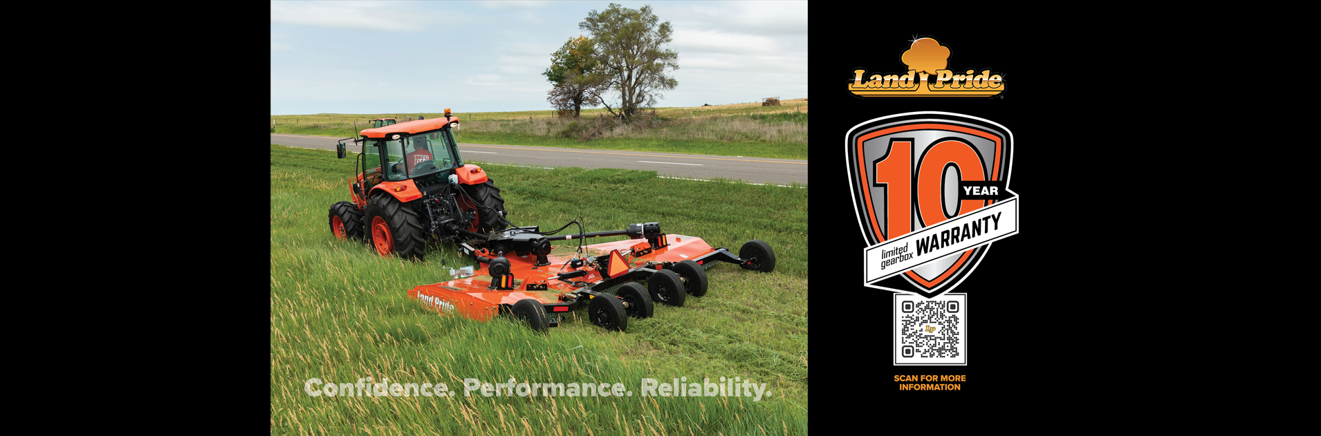 Land Pride 10 Year Warranty